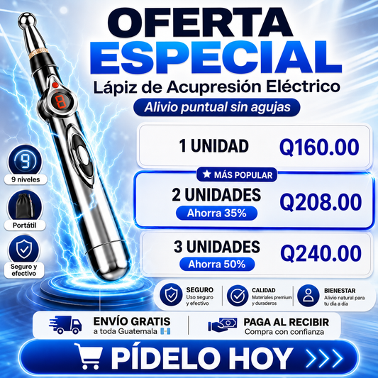 PuntoZen Pro™ | Bolígrafo de Acupresión Eléctrico Sin Agujas